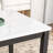 Ebeling 4 - Person Faux Marble Top Four Leg Dining Set-366020804-291242848