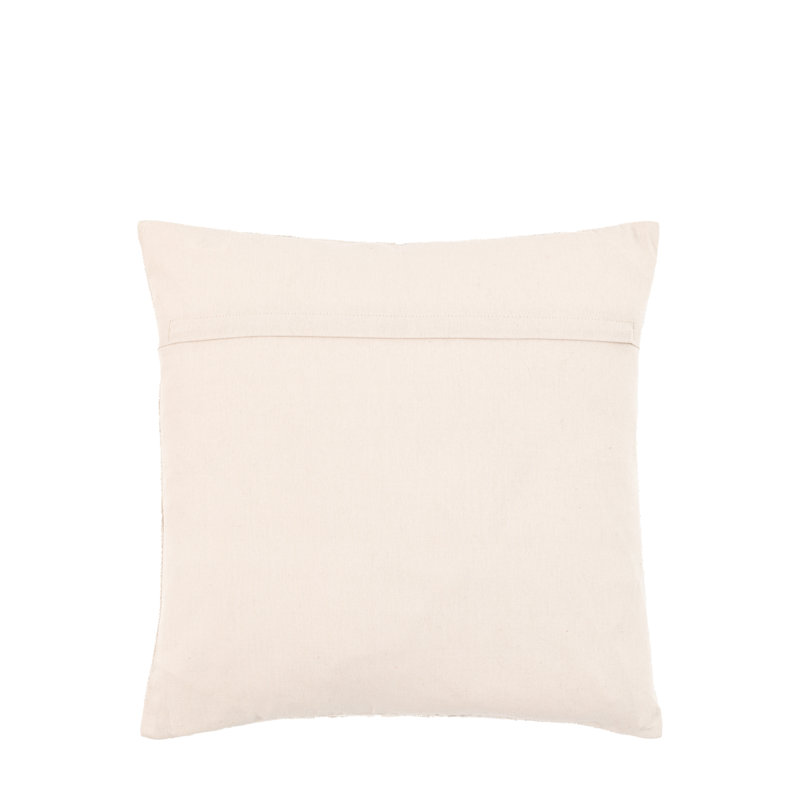 Floral Beige Square Cushion
