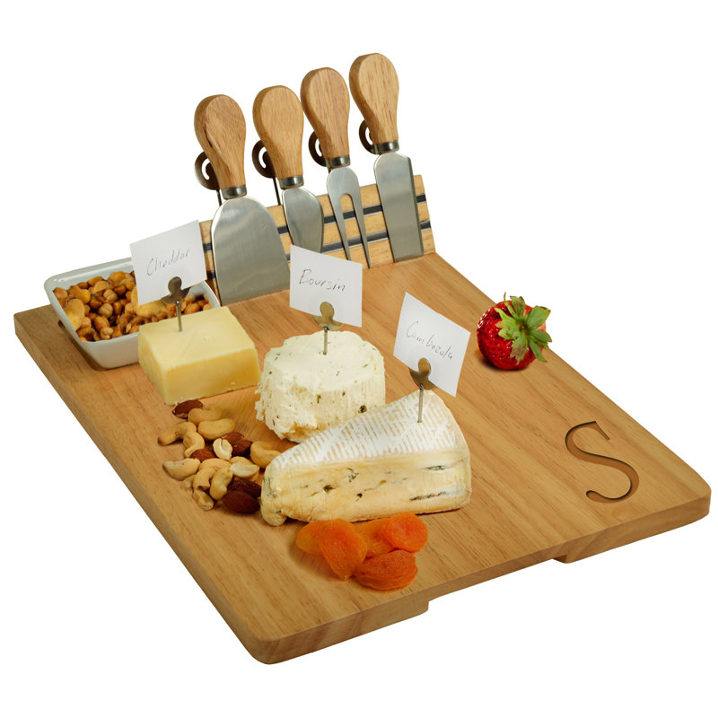 Ensemble de planche à fromage et de plat 10 pièces Monogrammed, S