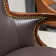 Mackenzie Swivel Upholstered Counter Stool with Solid Wood Frame