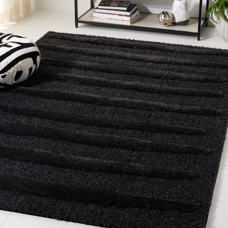 Tapis gris anthracite Adedapo, Rectangle 5 pi 3 po x 7 pi 6 po
