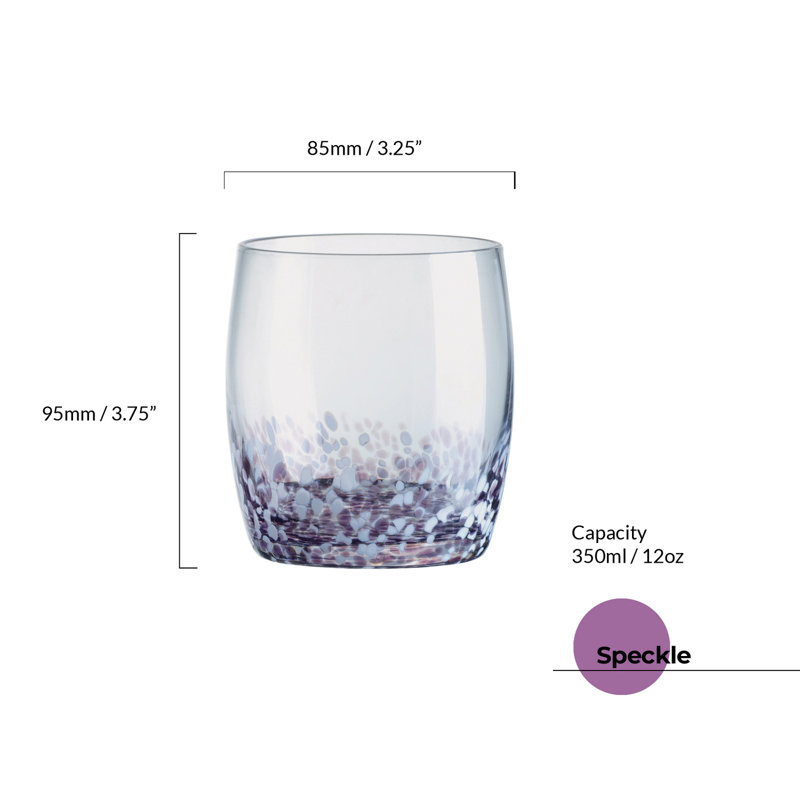 Mouchoir 11,75 oz Ensemble de verres en verre