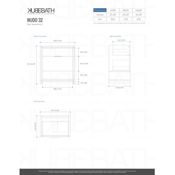 Dimensions du produit