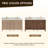 Lala 60" Double Bathroom Vanity with Grain White Engineered Stone Countertop without Mirror-658382847