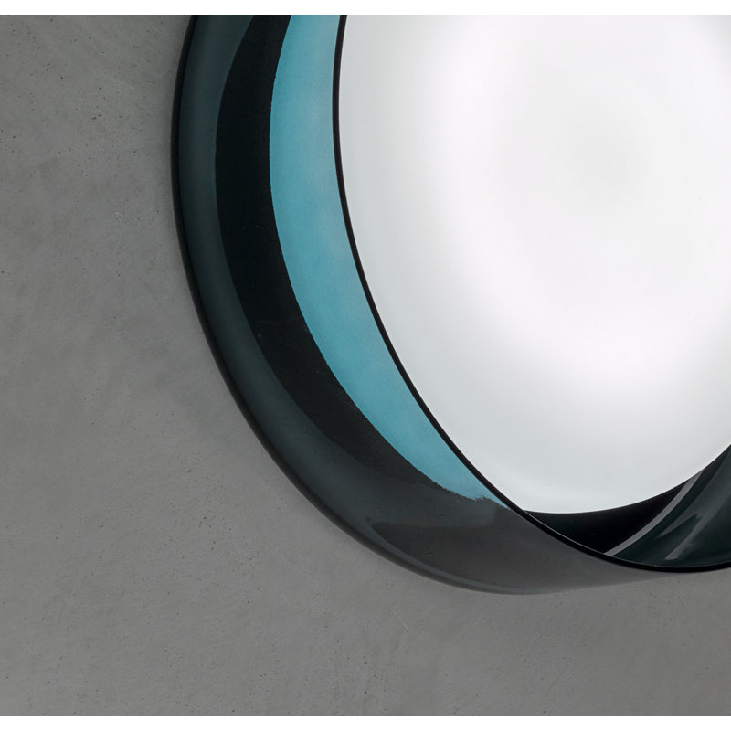 Steel LED Flush Mounted Sconce, Smoked Grey, 2700K, No