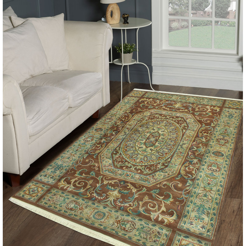 Pak-Persian Roxana Brown Rug