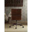 Chaise de bureau pivotante rétro avec base 5 étoiles Retro Brown