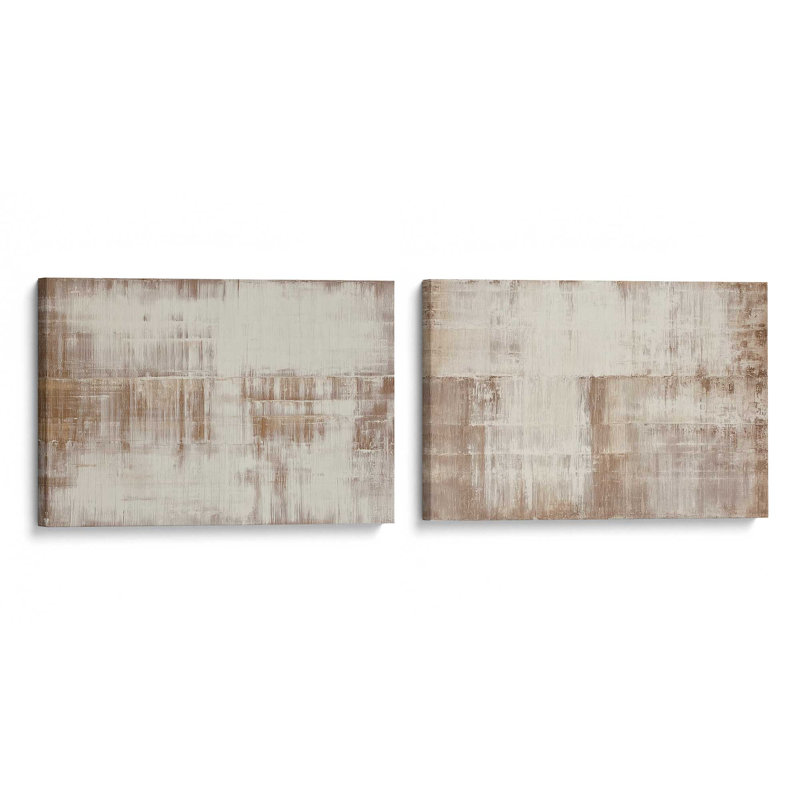 «Faded Horizons», ensemble de 2 impressions, 24 po x 36 po, Toile tendue