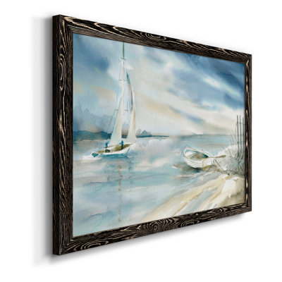 Voile subtile - Peinture sur toile encadrée