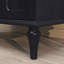  Buffet Mid-Century de 31 po avec tablettes réglables et grand support à verres à vin Gurbachan-1087643410