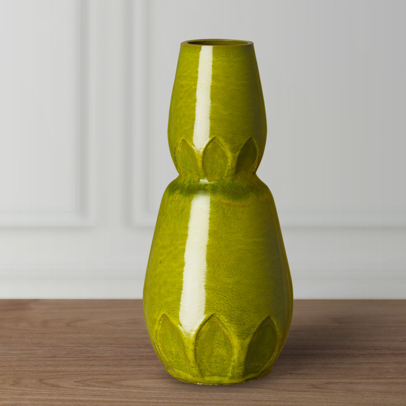 Vase de plancher Amoux, Vert