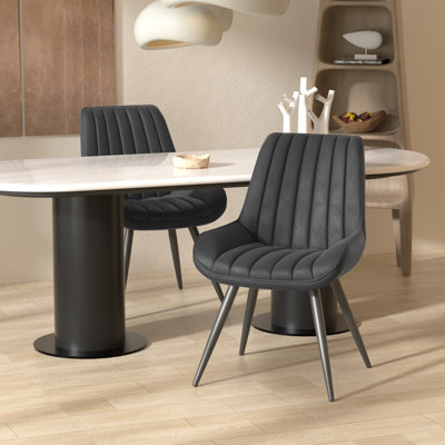 Cattic Upholstered Dining Chair (set Of 2)
