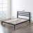 Modernista Classic Heavy Duty 10" Metal Platform Bed-1555266424