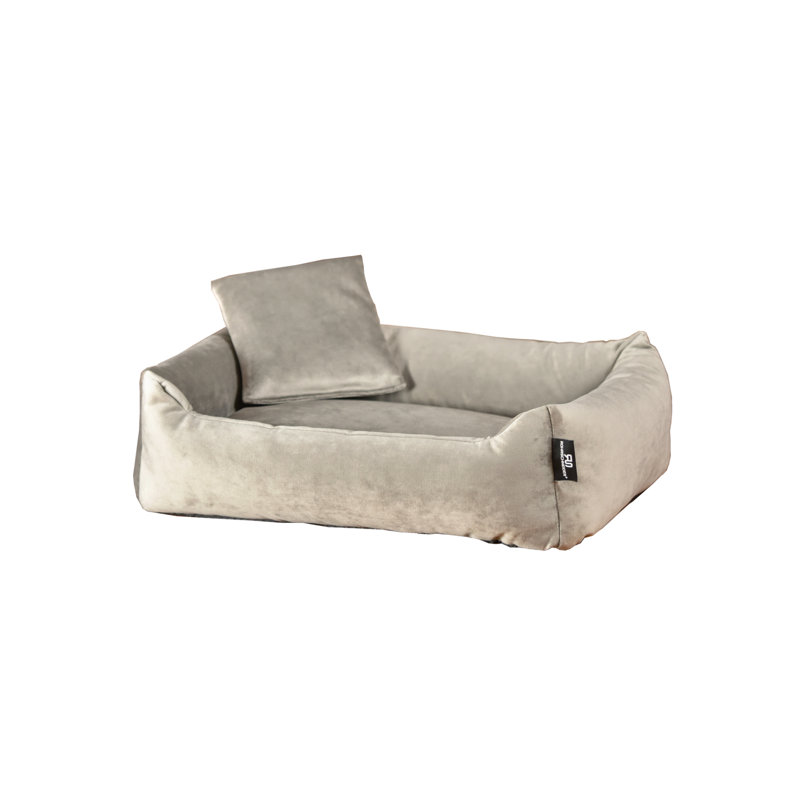 Polyester Pet Bed, Medium (50cm W x 40cm D x 15cm H), Taupe