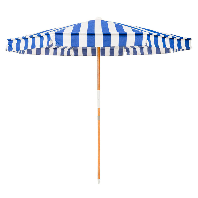 Le parapluie Amalfi, Bleu / blanc
