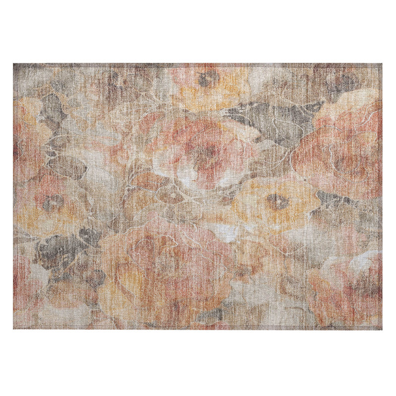 Tapis de pêche Xhevrie intérieur / extérieur lavable à la machine, Rectangle 1 pi 8 po x 2 pi 6 po
