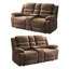 Causeuse inclinable en microfibre Evola