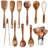 AIRPJ 11 Piece Cooking Utensil Set with Utensil Crock