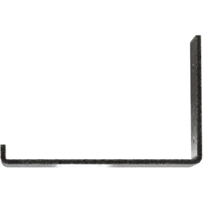 2"W x 10"D x 6 1/2"H Steel Hanging Shelf Bracket, Antiqued Pewter