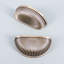Ribbed Brass Semi Circle Cabinet Pull-1820185835