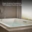 Baignoire de massage à bulles avec drain central 72 "x 42" avec drain central-51573554