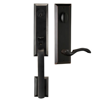 Bravura 971-903 Active Austin Handleset with Sable Lever in Bright Chrome - L