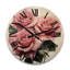 Horloge murale en bois massif Nazmeen-1843239486