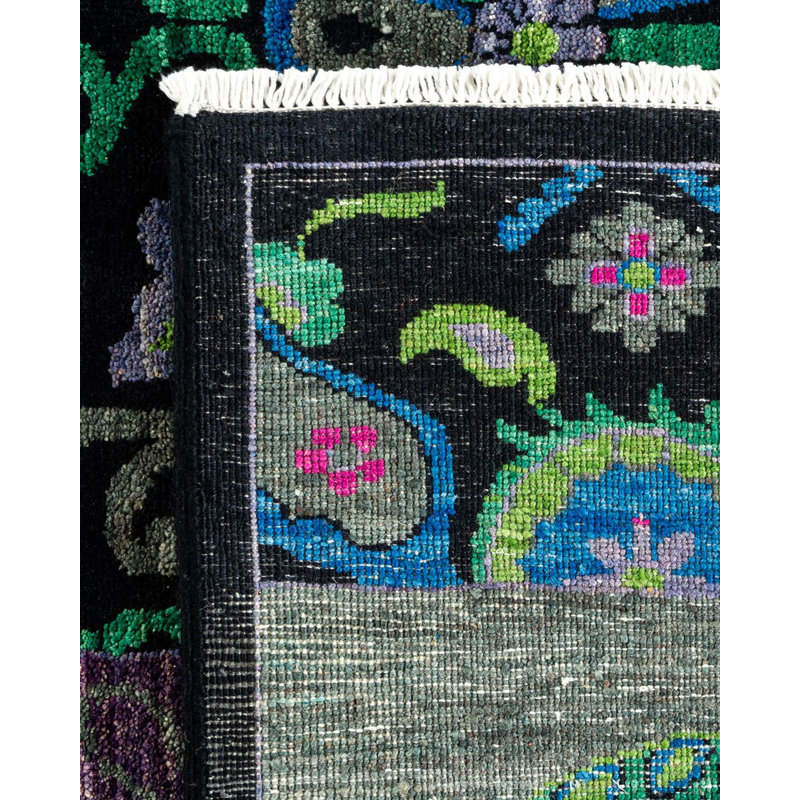 Suzani One-of-a-Kind 8' 1" X 10' 0" Hand Knotted Area Rug