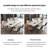 Bennet 47.24'' to 70.86'' Extendable Rectangular Dining Table With Carbon Steel Bracket Feet
