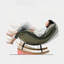Chaise berçante moderne rembourrée-106228257