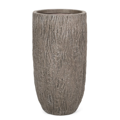 Planter - Magnesium Oxide For Outdoor Areas, 14"X14"X27", 22.32 Lb, Add Natural Style 13.84X13.84X27.04 In., Look