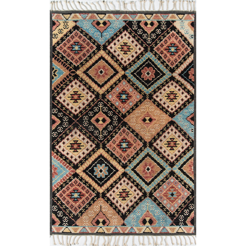 Rushmore Wool Geometric Indoor Rug, Rectangle 3'6" X 5'6"