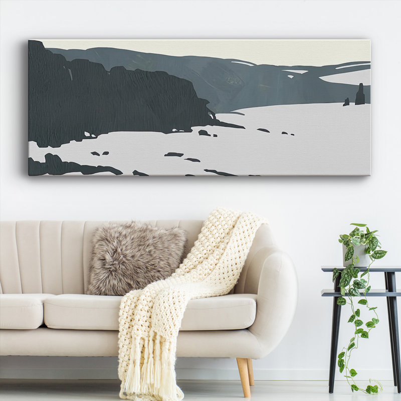 Toile tendue I-Gallery Cutter Island, H 20 po x l 50 po x P 1,5 po