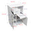 Armoire de rangement, 1 tiroir, 2 portes et tablettes Lewiston