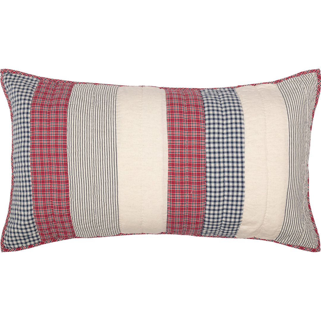 Hatteras Cotton Blend Patchwork Sham Set VHC Brands 