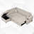 Cassan Upholstered L-Shaped Sectional Left Hand Facing-560008785
