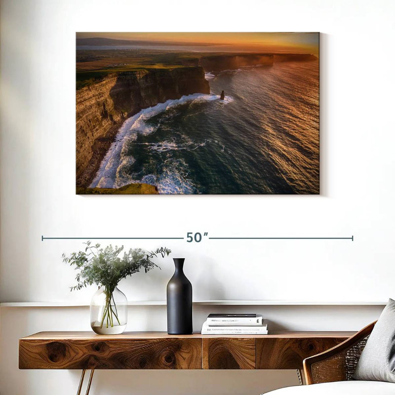 Kavia Moher Cliffs, 26" H x 39" W