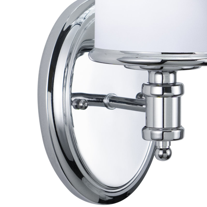 Newberry Steel Armed Sconce, Chrome