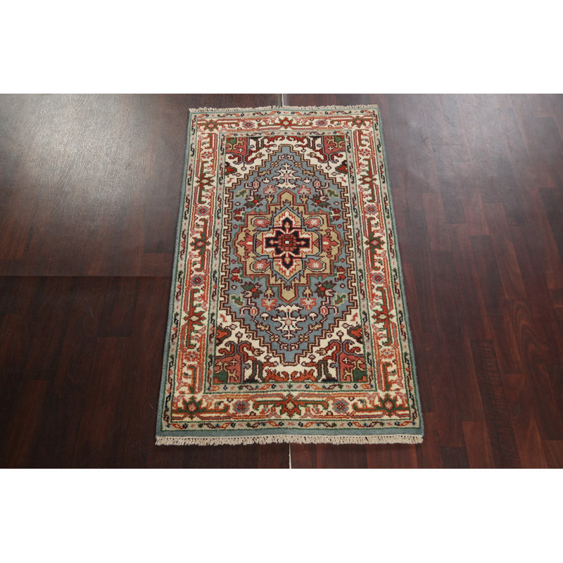 Tapis oriental traditionnel fait à la main en laine 3 x 5