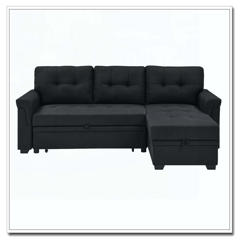86'' Upholstered Pull-Out Sofa Bed