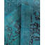 Tapis unique bleu / gris / brun foncé de 6 pi 1 po x 9 pi 7 po Overyed