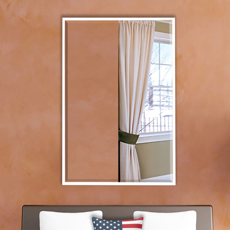 Rashedah Metal Flat Wall Mirror, 26.43" H x 22.43" W