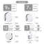 30 Piece Porcelain China Dinnerware Set, Service for 6 