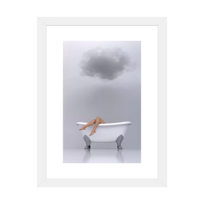 " Woman Relaxing In The Bath "