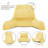 Nestl Reading Back Pillow For Reading & Bed Rest-48569797-48569791