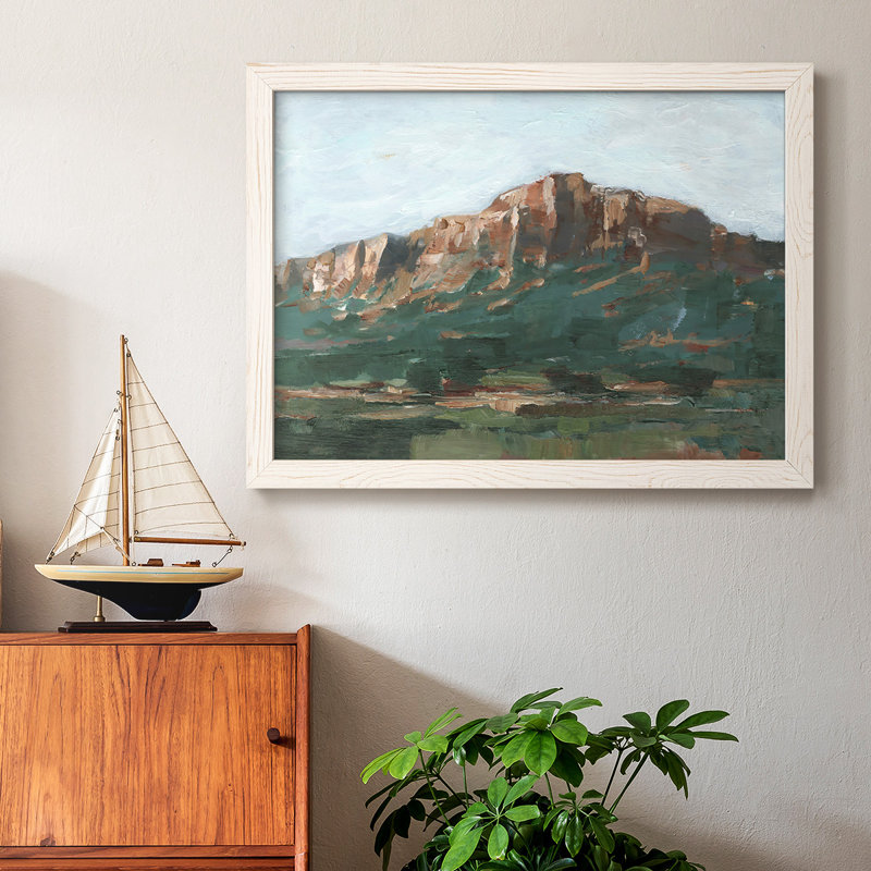 «Heading West II», reproduction d'un cadre photo sur toile, Cadre blanc, H 18 po x l 26 po x P 1,5 po