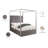 Porter Tufted Upholstered Canopy Bed-650833688-650833690