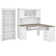 Huckins 3 L-Shaped Computer Desk Office Set