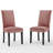 Modway Silver Orchid Lind Velvet Nailhead Trim Dining Side Chairs-1029834752