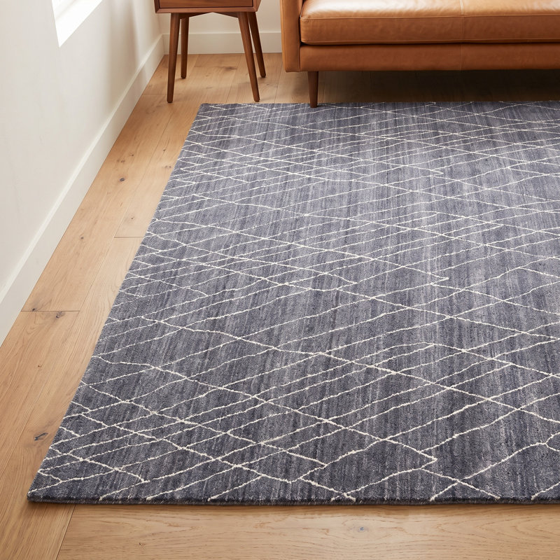 Orville Viscose Abstract Indoor Rug, Rectangle 2' x 3'